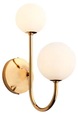Produktbild von Wandleuchte SELEN, gold-weiß, 2xG9, 15W, Glas, Abmessungen: 36x12x29cm, IP20, Marke: Jupiter