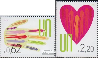Produktbild von Briefmarken UNO - Wien 2013 Mi 766-767 (kompl.Ausg.) postfrisch Menschen