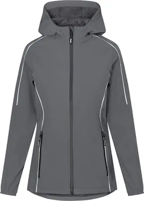 Produktbild von Leichte Softshell Jacke Damen, Stahlgrau, XL