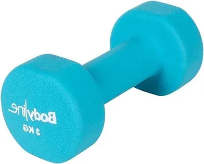 Zdjęcie produktu dla Uchwyt do ćwiczeń z obciążeniem z neoprenu – odporny na uderzenia i antypoślizgowy – 3 kg