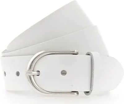 Produktbild von Vanzetti Leder Gürtel Classics 35mm Full Leather Belt W110 White weiß
