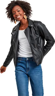 Image de Vila Cara Coated Veste Noir M Femme Noir M
