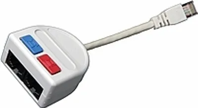 Obrázok produktu pre Rozdvojka počítač (10BaseT)/telefón 2 x RJ45