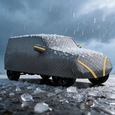 Image de Housse de protection pour voiture, résistante à la grêle, pour une utilisation extérieure