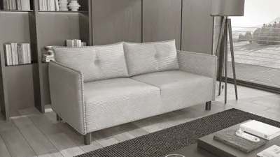 Produktbild von Dreisitzer-Sofa MAELLA - hellgrau