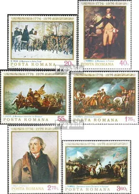 Produktbild von Briefmarken Rumänien 1976 Mi 3320-3325 (kompl.Ausg.) postfrisch Unabhängigkeit der USA