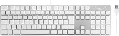 Produktbild von Macally SLIMKEYPROA-ES, USB-A Tastatur mit ES Layout