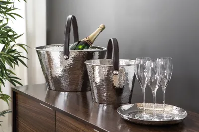 Produktbild von FINK Weinkühler Calisto - silber - H. 24cm