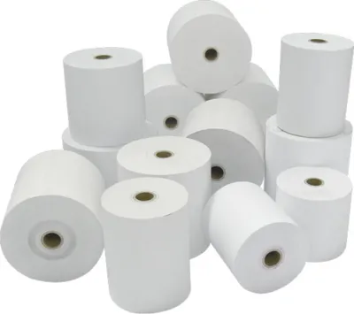 Image de Rouleau thermique 80 x 80 x 12 mm / 80 m, bleu, lot de 40 pièces