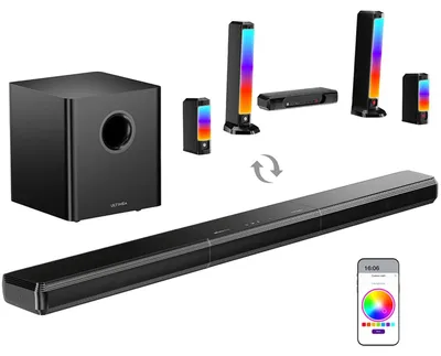 Immagine prodotto di Soundbar con 9.1 canali audio e subwoofer wireless – Sistema home cinema con Dolby Atmos