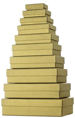 Produktbild von Stewo 2553 7820 80, Geschenkverpackungsbox, Gold, Muster, Karton, Herzlichen Glückwunsch, 10 Stück(e)