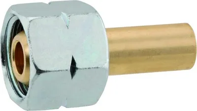 Produktbild von GOK Übergangsstück mit Überwurfmutter, Grösse:G 3/8 LH-ÜM x RST 8