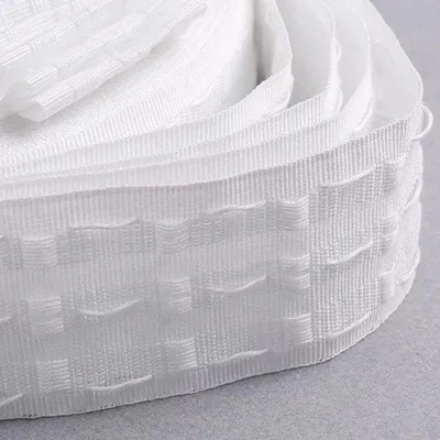 Produktbild von Dailygoods – Gardinenband 12 Meter – Faltenband 7,5 cm – Gardinenbänder – Gardinenband für Falten – Kreatives Nähen – 100 % Polyester
