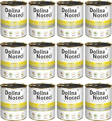 Produktbild von Dolina Noteci Premium - Alleinfuttermittel für ausgewachsene Hunde aller Rassen mit viel Huhn 12 x 800g