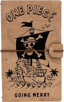 Produktbild von One Piece Reisenotizbuch mit leeren Seiten und kompaktem Design