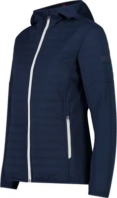 Immagine prodotto di Giacca CMP da donna, modello FIX HOOD, colore nero e blu, taglia 40