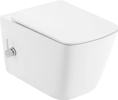 Zdjęcie produktu dla Miska WC z funkcją bidetu Orion, ceramiczna, bezrantowa, biały połysk