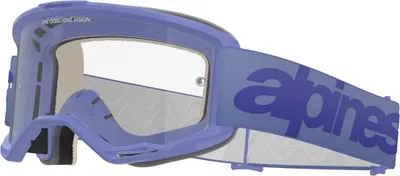 Produktbild von Alpinestars Vision 5 Wordmark Motocross Brille, lila, Einheitsgröße