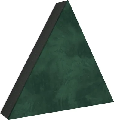Imagen del producto de Pack de 6 paneles acústicos de terciopelo Cinematic TRIADA, 50x50x4,3, verde