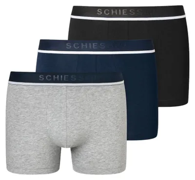 Produktbild von Schiesser Herren 3 Pack Boxershorts Baumwolle Multipack - 95/5