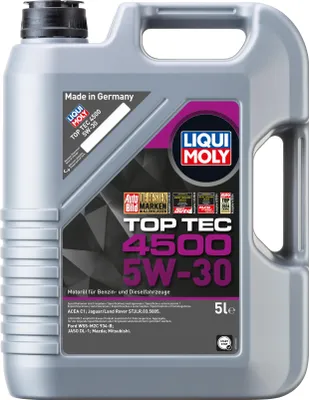 Produktbild von Liqui Moly Motoröl Top Tec 4500. Öl Top Tec 4500 5w-30 5l