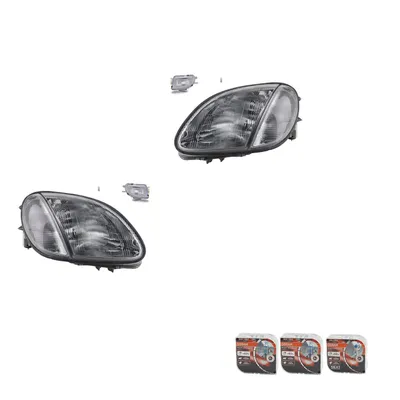 Zdjęcie produktu dla Johns, zestaw reflektorów + Osram Night Breaker Laser pasujący do Mercedes R170 SLK 96-04 1708200156 A1708200156 1708200256 A1708200256 1708202361 1708