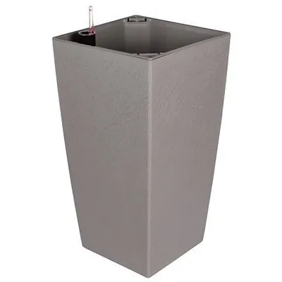 Zdjęcie produktu dla Samonawadniająca donica Delto Stone 30 x 58 cm szara