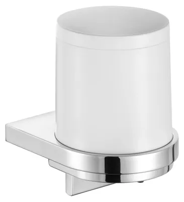 Productafbeelding van Keuco Collection Moll zeepdispenser, verchroomd/wit - 12752010100