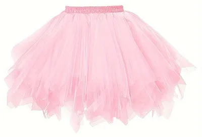 Produktbild von Boolavard 80er Jahre Tutu Rock für Erwachsene, mehrlagiger Tüll-Petticoat, Hallo