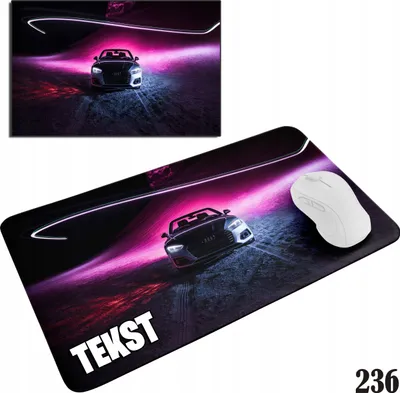 Obrázok produktu pre Podložka pod myš - AUDI SUPER AUTOS 29x36cm