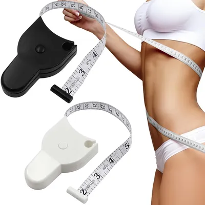 Imagen del producto de Juego de cintas métricas, de 2 piezas, de 150 cm y 60 pulgadas, flexibles, para medir el cuerpo
