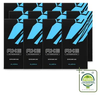 Immagine prodotto di 12 confezioni di dopobarba Axe Alaska - 100 ml - confezione grande - 12 pezzi