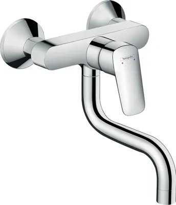Obrázek produktu pro hansgrohe Logis Směšovač k dřezu chromový nástěnný model, 1 ks.