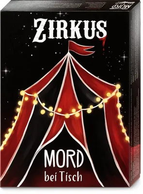 Produktbild von MBT00004 Krimi Dinner Zirkus für 6-8 Spieler ab 16 Jahren