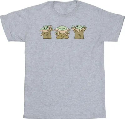 Produktbild von Star Wars - "The Mandalorian" T-Shirt für Herren BI47478 (S) (Grau)