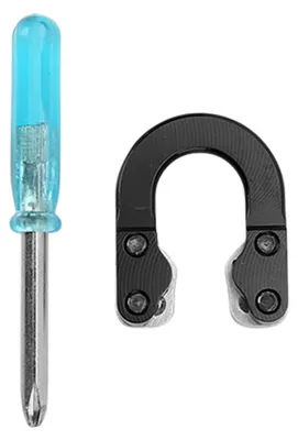 Immagine prodotto di Tiro con l'arco D Loop - Arco compound in metallo con cacciavite - Tiro da caccia - Accessori per il tiro al bersaglio - Nero