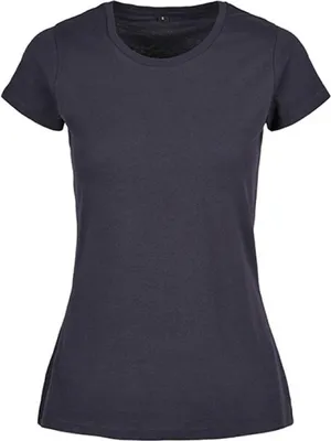 Immagine prodotto di Build Your Brand Basic BB012 | LadiesŽ Basic Tee Maniche corte e incastonate - Colore: Navy - Taglia: XL