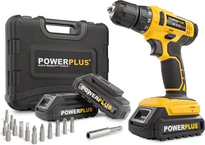 Immagine prodotto di trapano a batteria 16v con 2 impostazioni di velocità Powc1061