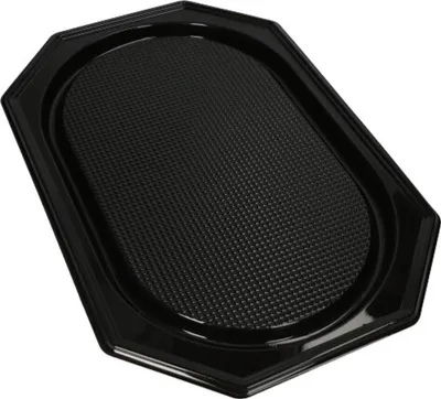 Obrázok produktu pre Papstar Servierplatten PET 55 x 36 cm schwarz 10 Stück