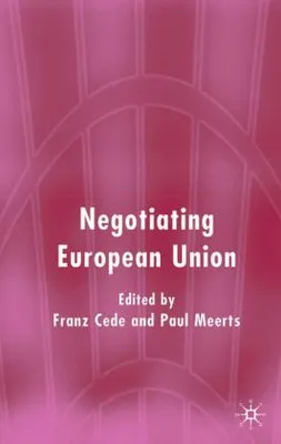 Obrázek produktu pro Negotiating European Union