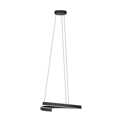 Image de ANDABAIA-Z Suspension Lampe à suspendre Lampe à suspendre - H154 x Ø60 cm - noir - 42,5W incl. - IP20