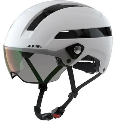 Image de Casque de vélo Alpina Soho Visor V          blanc mat, taille 51-56 cm