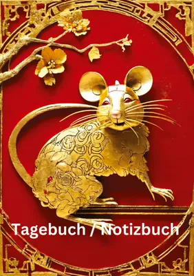 Produktbild von Tagebuch / Notizbuch  Chinesische Tierkreis Ratte