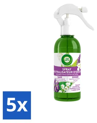 Zdjęcie produktu dla 5 sztuk sprayu do pomieszczeń Air Wick Active Fresh, zapach lawendy i lilii, pojemność 237 ml - zestaw ekonomiczny