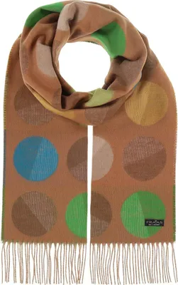 Immagine prodotto di FRAAS sciarpa Cashmink®-Scarf With Dots Camel Brush marrone chiaro