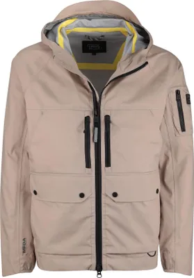 Produktbild von Camel active Übergangsjacke einfarbig beige normale Passform Baumwolle