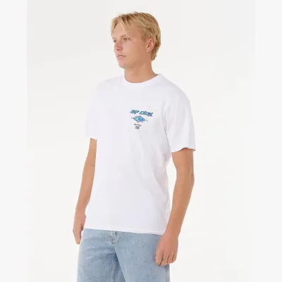 Produktbild von Rip Curl T-Shirt Fade Out Icon Weiß Konfektionsgröße L