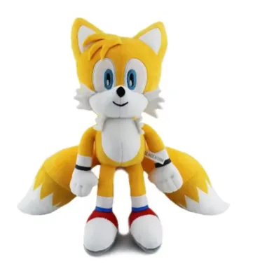 Produktbild von Tails Plüschtier 30 cm – Sonic the Hedgehog Kuscheltier – Weiches Spielzeug für Kinder