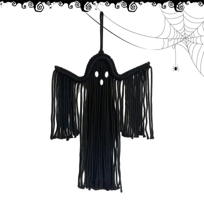 Image de Décoration murale tissée à la main, thème Halloween