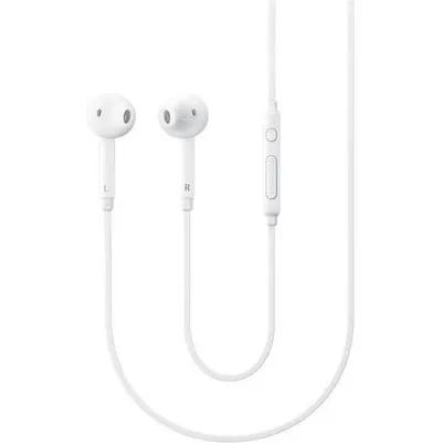Produktbild von Samsung - Słuchawki przewodowe (EO-EG920BW) - Jack 3,5 mm, douszne, mikrofon, regulacja głośności, 1,2 m - Biały (opakowanie zbiorcze)